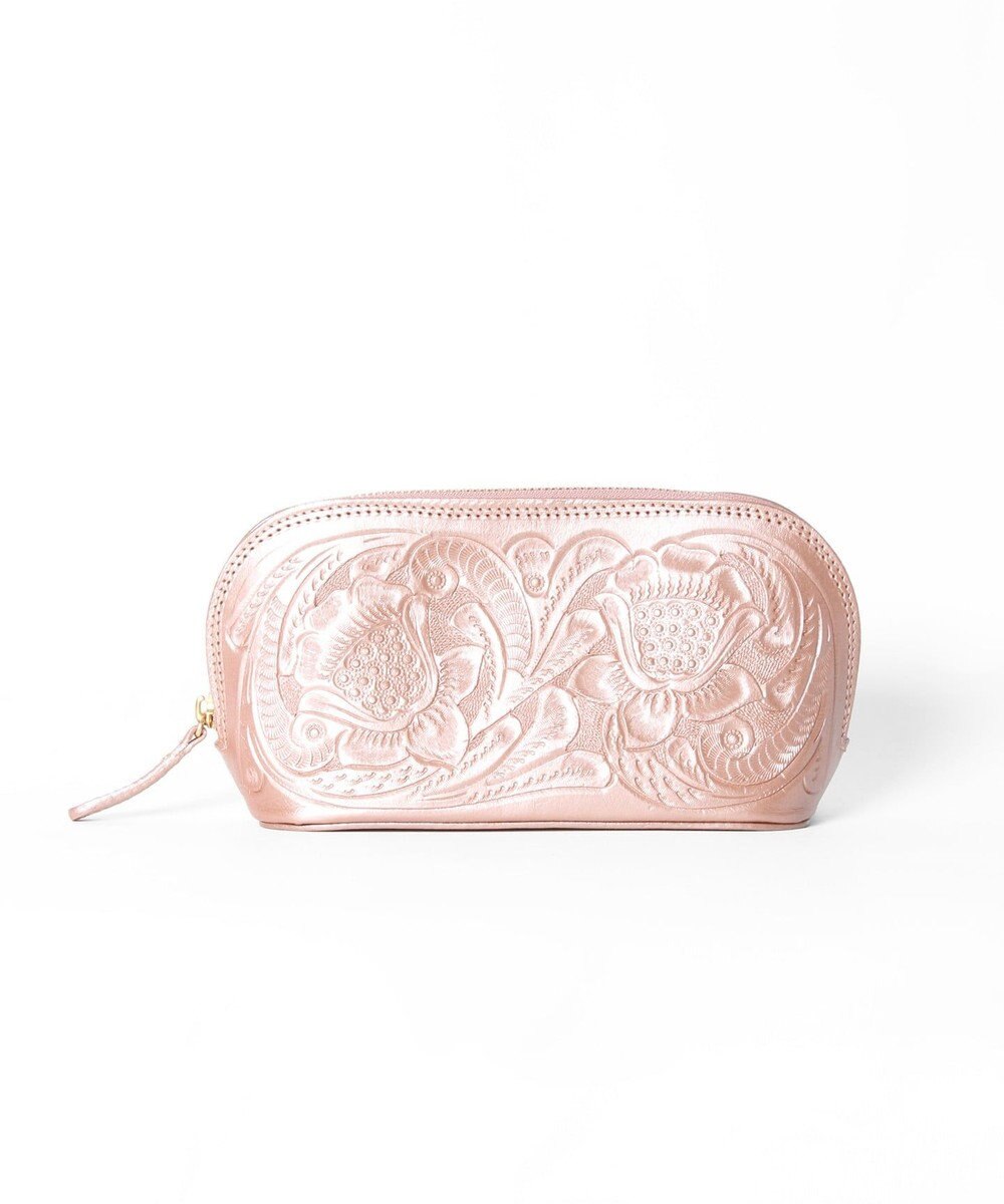 GRACE CONTINENTAL Soft Pouch ピンクゴールド
