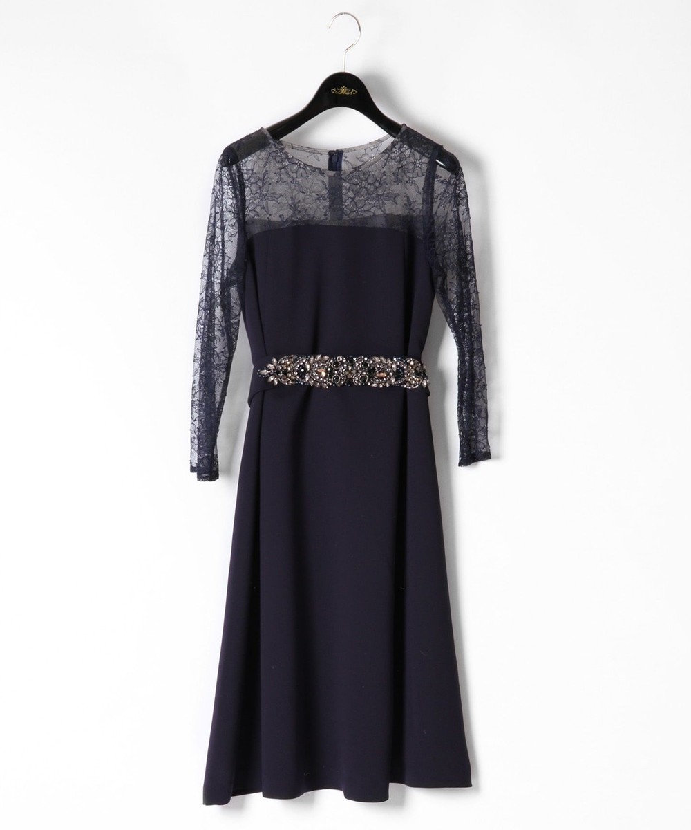 ビジューベルトワンピース Grace Continental Grace Continental グレースコンチネンタル 通販 ビジューベルトワンピース Grace Continental Grace Continental グレースコンチネンタル 通販