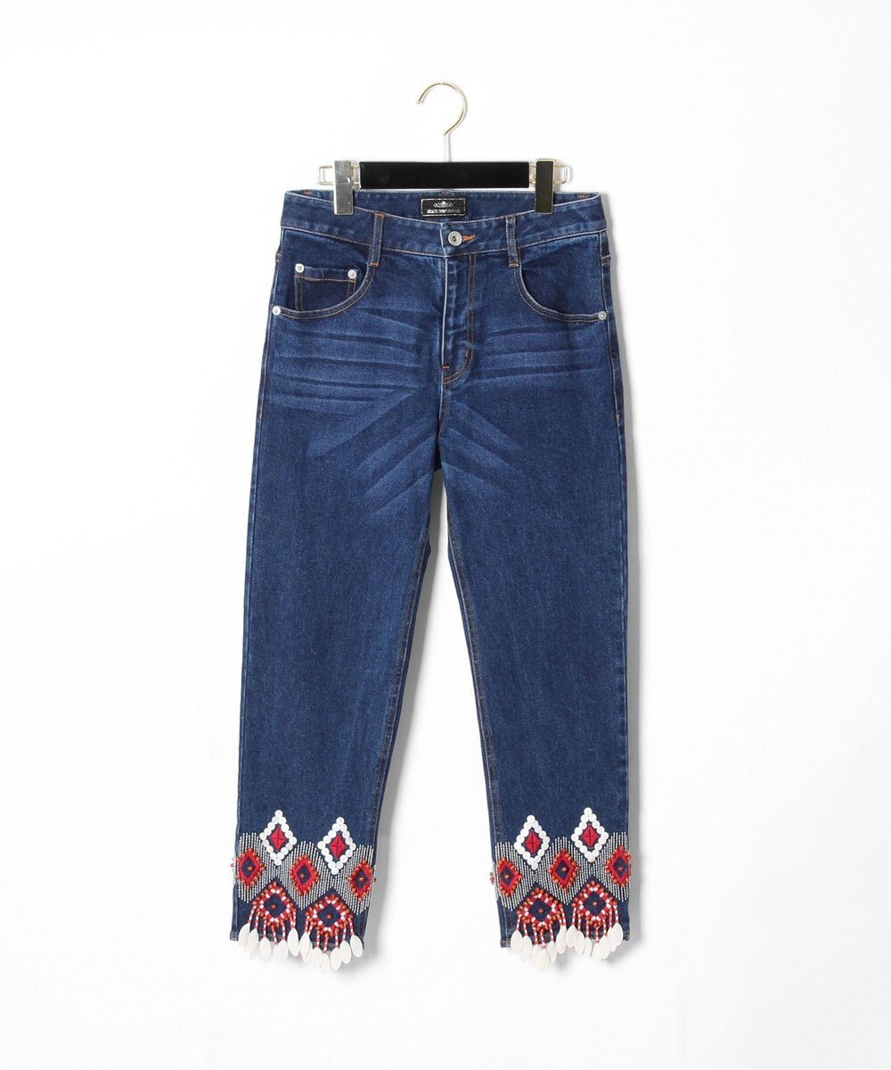エスニック刺繍デニム Grace Continental Grace Continental グレースコンチネンタル 通販