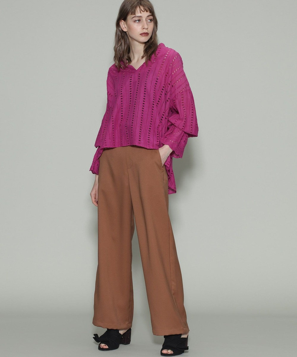 ラインウエストワイドパンツ Grace Continental Grace Continental グレースコンチネンタル 通販