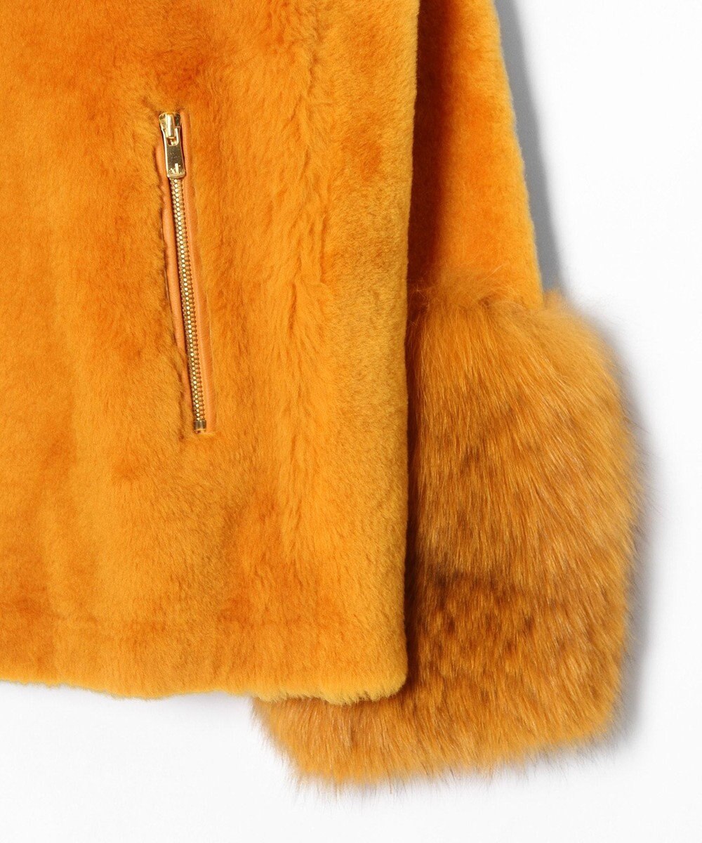 GRACE CONTINENTAL ムートンFOXブルゾン2 