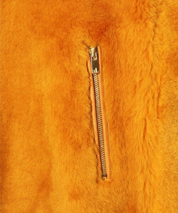 GRACE CONTINENTAL ムートンFOXブルゾン2 オレンジ