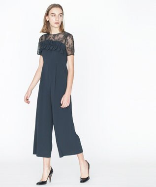 フリルワイドサロペット Grace Continental Grace Continental グレースコンチネンタル 通販 フリルワイドサロペット Grace Continental Grace Continental グレースコンチネンタル 通販