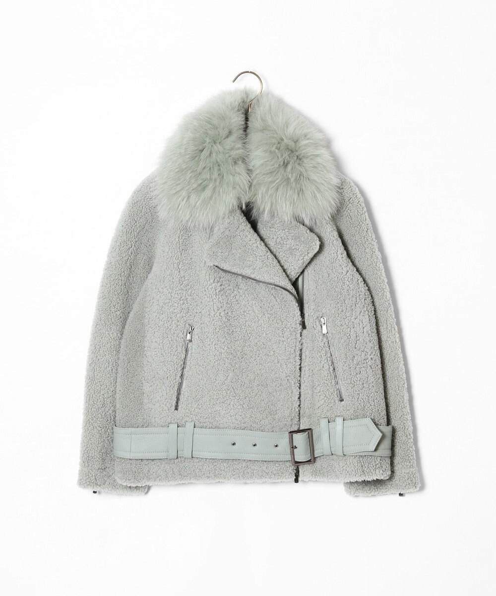 GRACE CONTINENTAL ムートンボアジャケット 