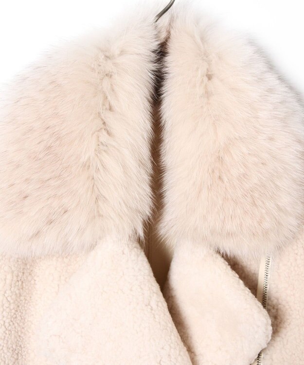 GRACE CONTINENTAL ムートンボアジャケット キナリ