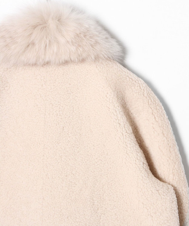 GRACE CONTINENTAL ムートンボアジャケット キナリ