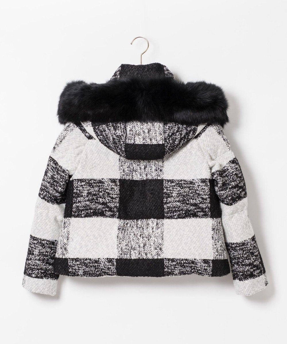 GRACE CONTINENTAL チェックショートダウンジャケット 