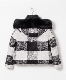 GRACE CONTINENTAL チェックショートダウンジャケット