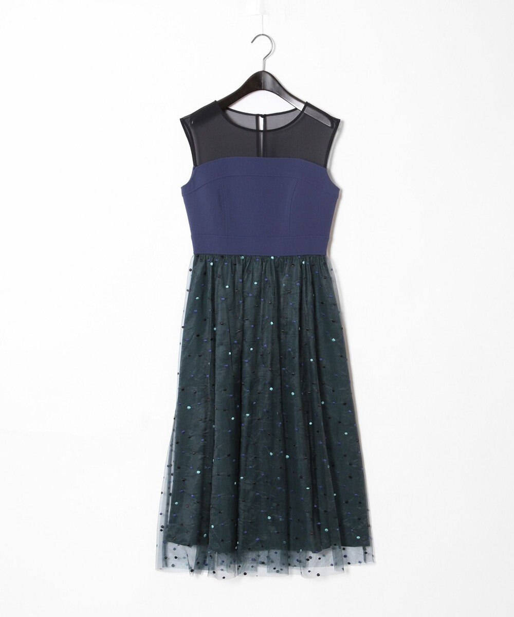 ドット刺繍チュールワンピース Grace Continental Grace Continental グレースコンチネンタル 通販