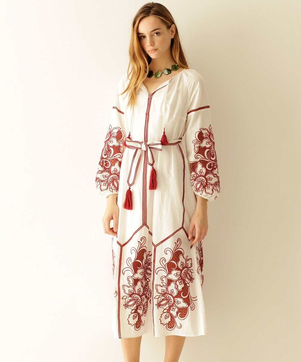 カットワークカフタンワンピース Grace Continental Grace Continental グレースコンチネンタル 通販