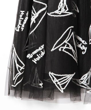 チュールスパンコール刺繍ワンピース Grace Continental Grace Continental グレースコンチネンタル 通販