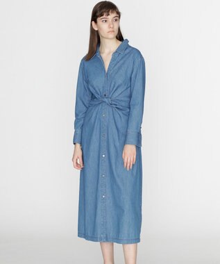デニムシャツクロスワンピース Grace Continental Grace Continental グレースコンチネンタル 通販 デニムシャツクロスワンピース Grace Continental Grace Continental グレースコンチネンタル 通販