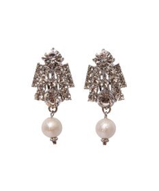 GRACE CONTINENTAL マットパールイヤークリップ シルバー