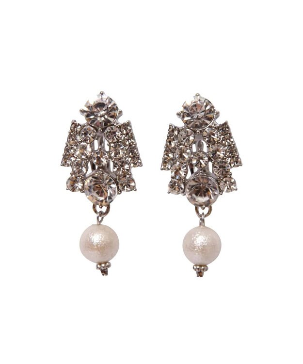 GRACE CONTINENTAL マットパールイヤークリップ シルバー