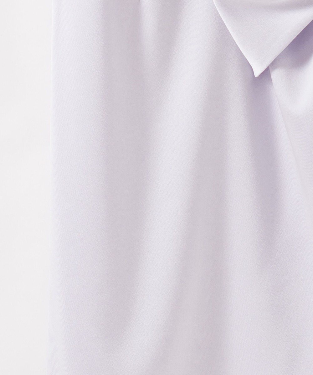 GRACE CONTINENTAL サテンクロスドレープワンピース