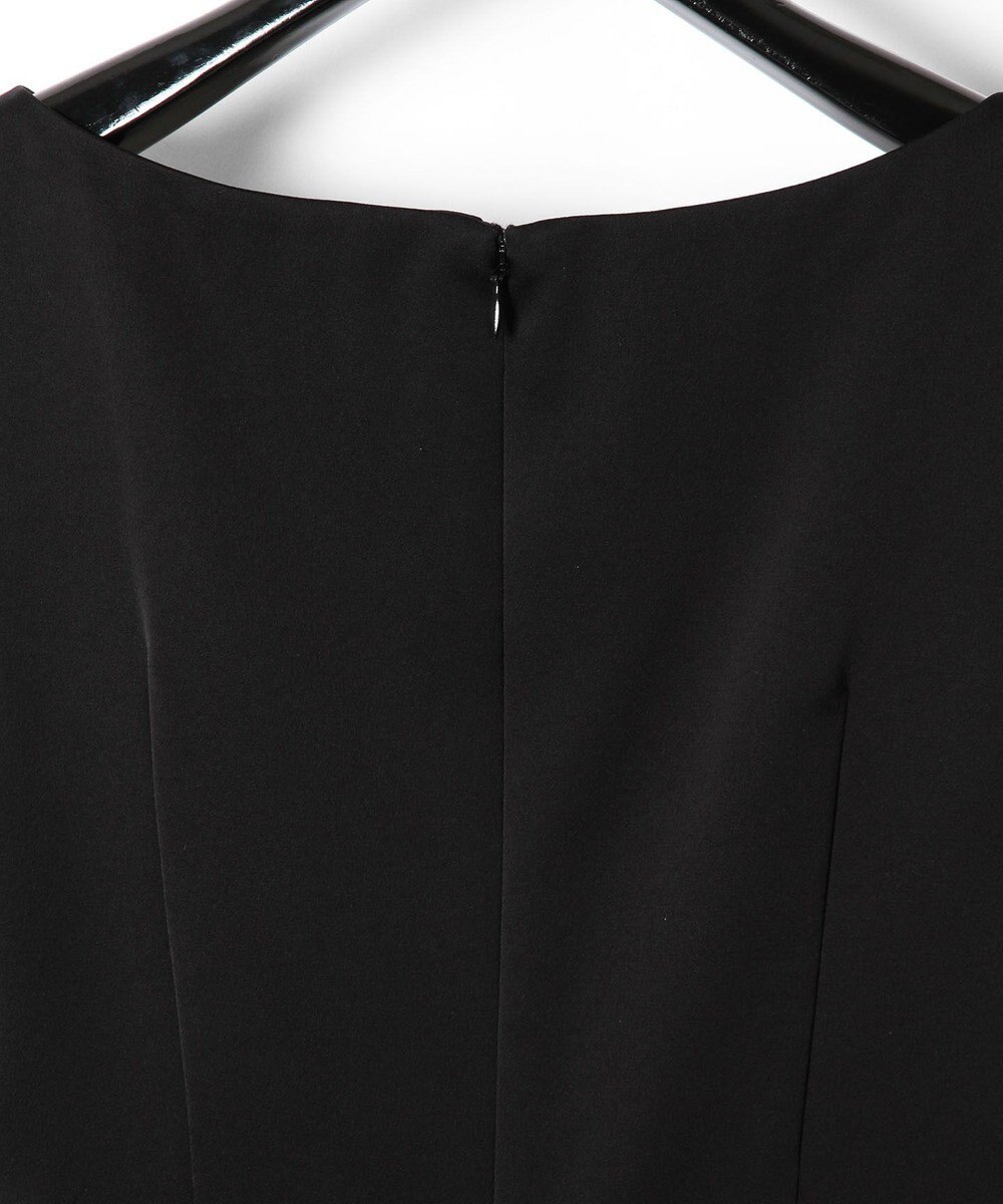 GRACE CONTINENTAL サテンクロスドレープワンピース