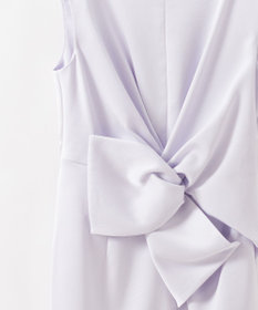 GRACE CONTINENTAL サテンクロスドレープワンピース