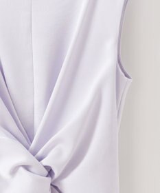 GRACE CONTINENTAL サテンクロスドレープワンピース