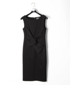 GRACE CONTINENTAL サテンクロスドレープワンピース