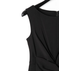 GRACE CONTINENTAL サテンクロスドレープワンピース