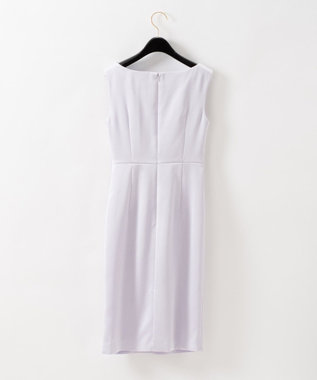 GRACE CONTINENTAL サテンクロスドレープワンピース ラベンダー