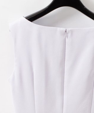 GRACE CONTINENTAL サテンクロスドレープワンピース ラベンダー