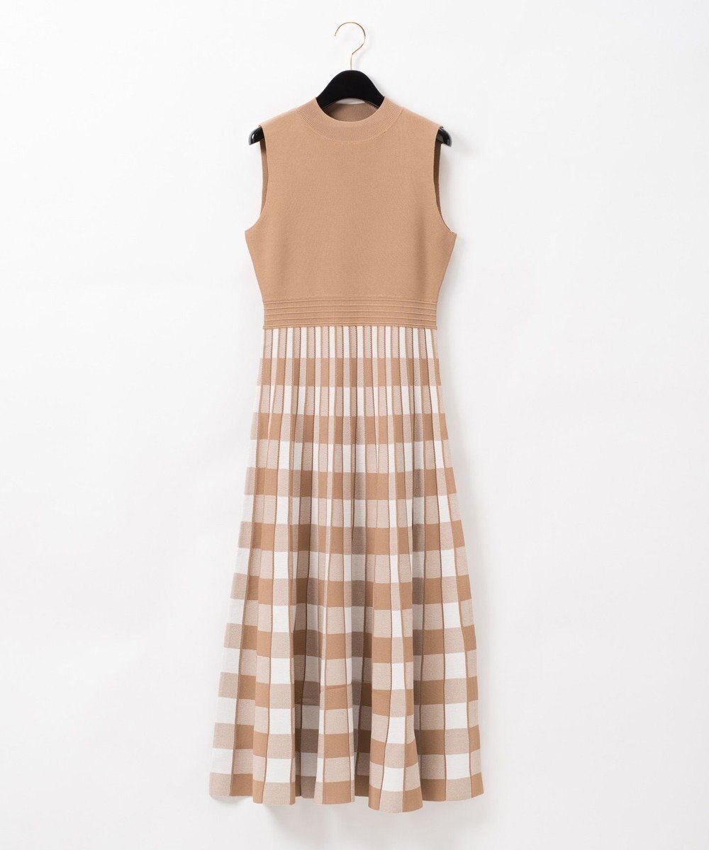 チェックニットワンピース Grace Continental Grace Continental グレースコンチネンタル 通販 チェックニットワンピース Grace Continental Grace Continental グレースコンチネンタル 通販