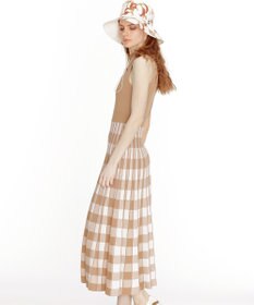 チェックニットワンピース Grace Continental Grace Continental グレースコンチネンタル 通販