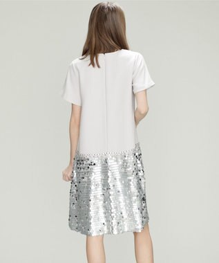 スパンコール切替ワンピース Grace Continental Grace Continental グレースコンチネンタル 通販