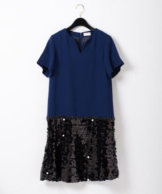 スパンコール切替ワンピース Grace Continental Grace Continental グレースコンチネンタル 通販 スパンコール切替ワンピース Grace Continental Grace Continental グレースコンチネンタル 通販