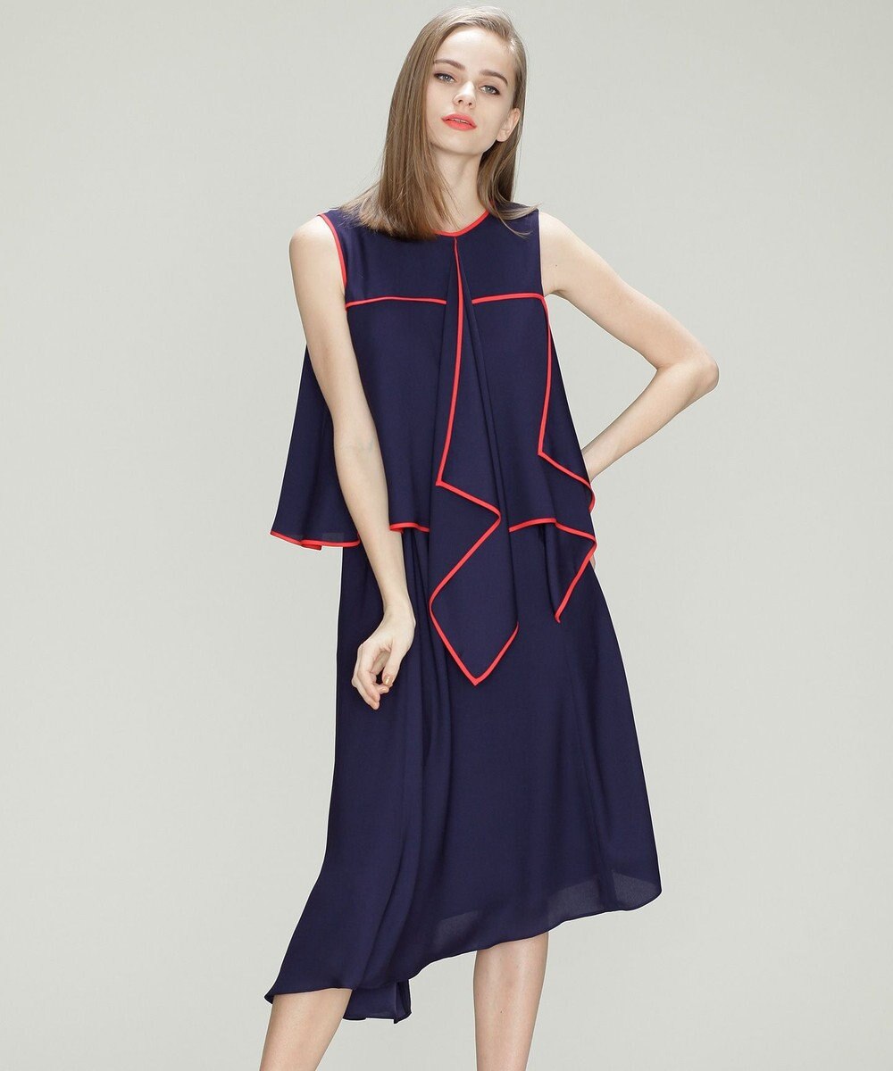 パイピングバイカラーワンピース Grace Continental Grace Continental グレースコンチネンタル 通販