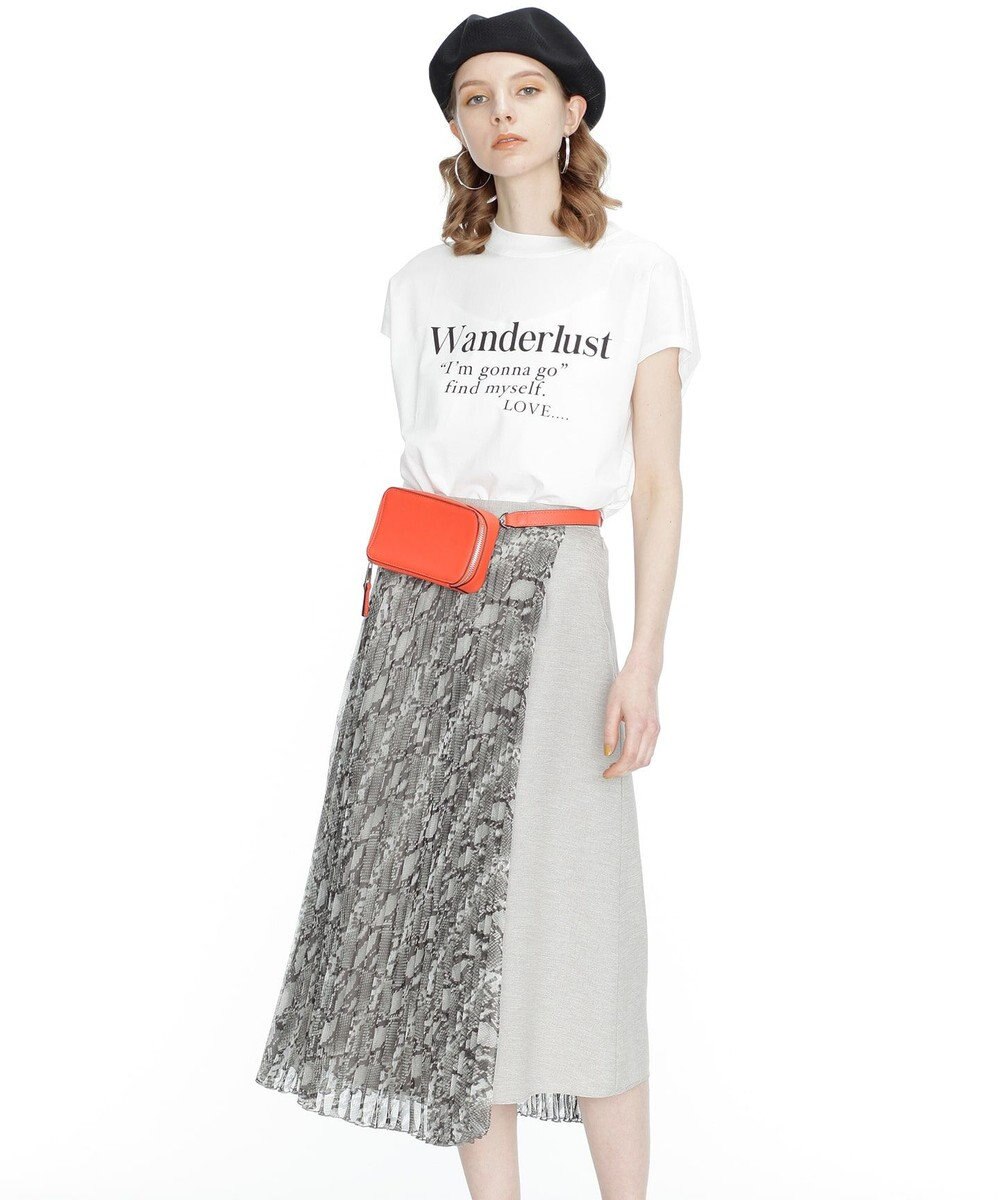 パイソンプリントプリーツスカート Grace Continental Grace Continental グレースコンチネンタル 通販