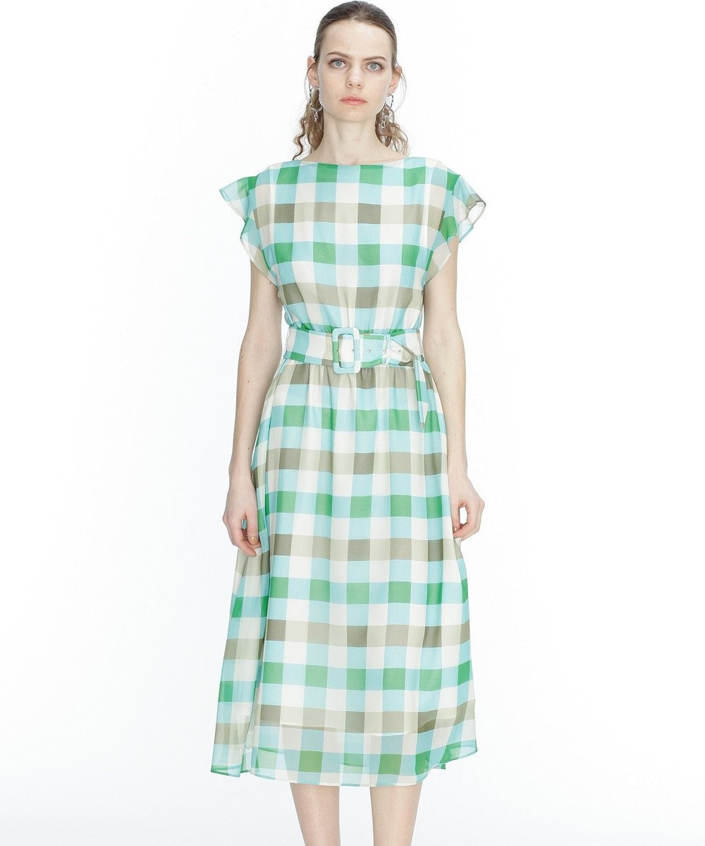 チェックギャザーワンピース Grace Continental Grace Continental グレースコンチネンタル 通販 チェックギャザーワンピース Grace Continental Grace Continental グレースコンチネンタル 通販
