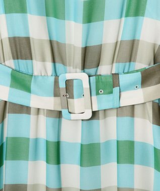 GRACE CONTINENTAL チェックギャザーワンピース ダイアグラム チェックギャザーワンピース / GRACE CONTINENTAL | GRACE