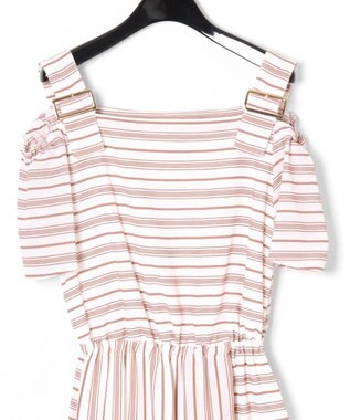 ストライプオフショルワンピース Grace Continental Grace Continental グレースコンチネンタル 通販 ストライプオフショルワンピース Grace Continental Grace Continental グレースコンチネンタル 通販