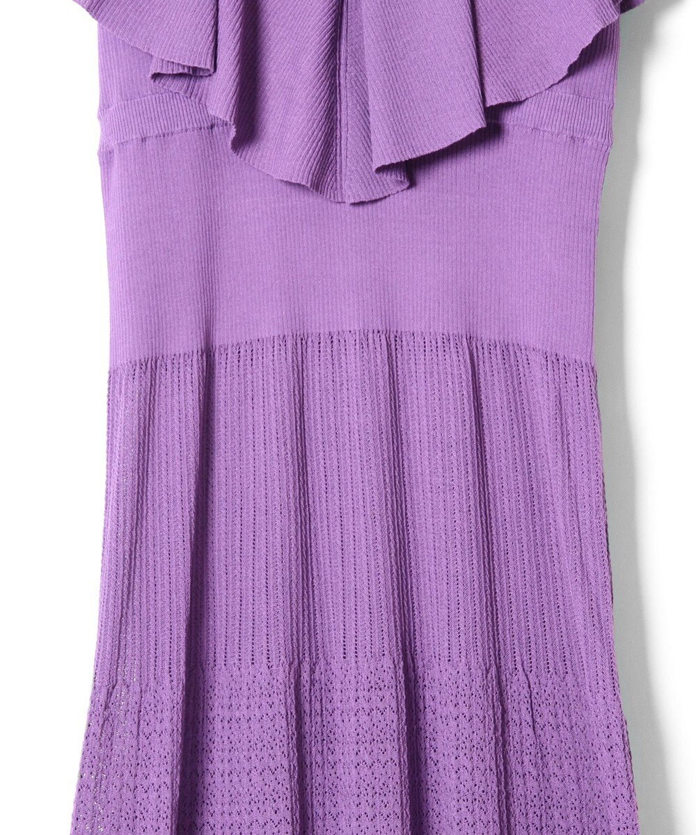 フリルリブロングニットワンピース Grace Continental Grace Continental グレースコンチネンタル 通販