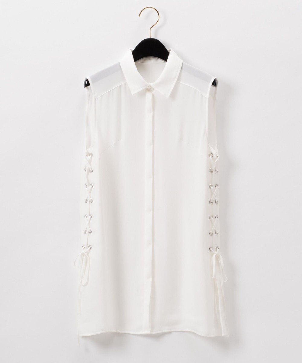 サイドレースアップシャツブラウス Grace Continental Grace Continental グレースコンチネンタル 通販