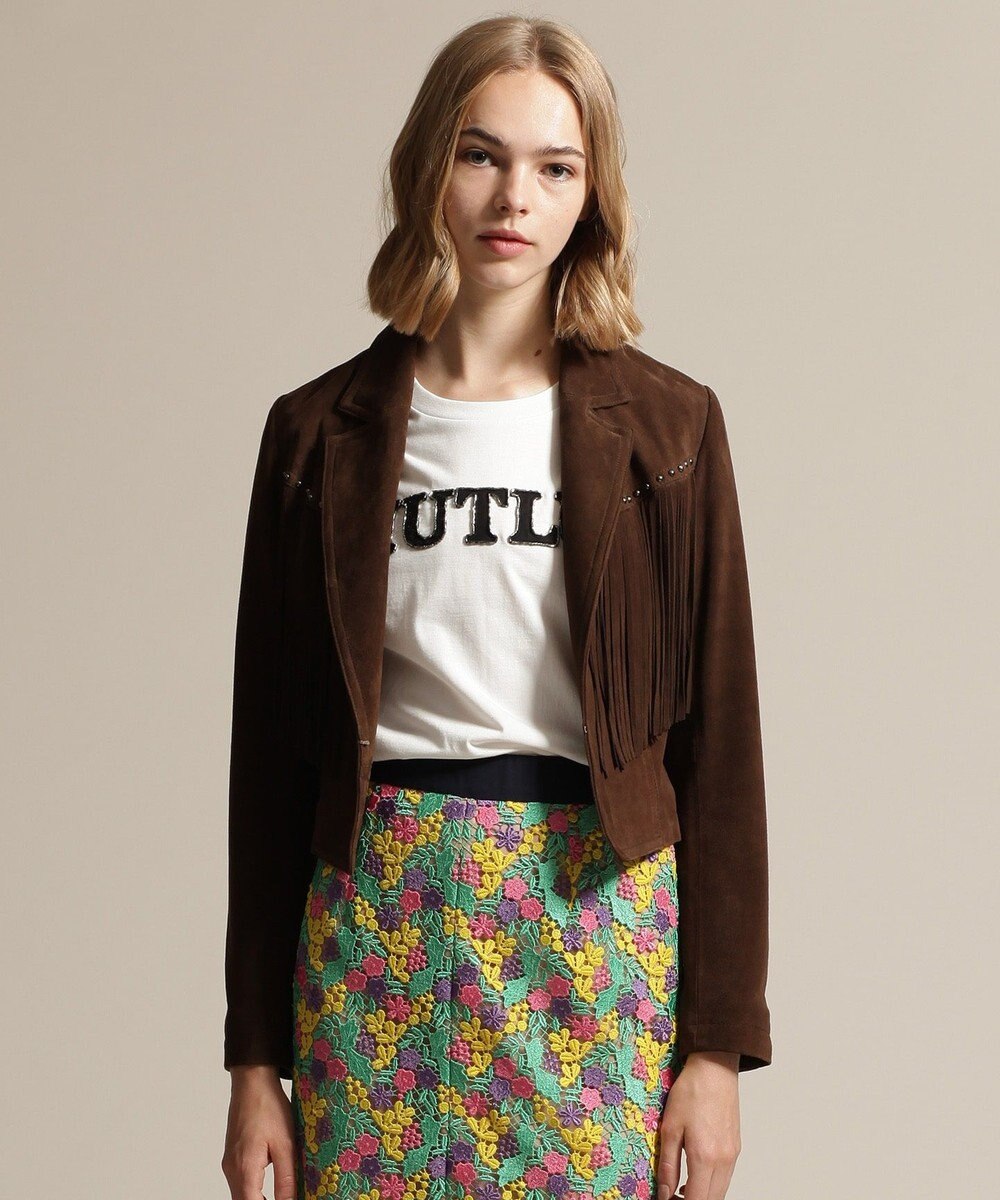 GRACE CONTINENTAL - 新品 グレースコンチネンタル スエードフリンジジャケット スエードフリンジジャケット / GRACE CONTINENTAL | GRACE