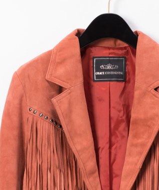 GRACE CONTINENTAL - 新品 グレースコンチネンタル スエードフリンジジャケット スエードフリンジジャケット / GRACE CONTINENTAL | GRACE