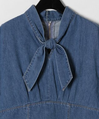 ボウタイデニムフレアワンピース Grace Continental Grace Continental グレースコンチネンタル 通販