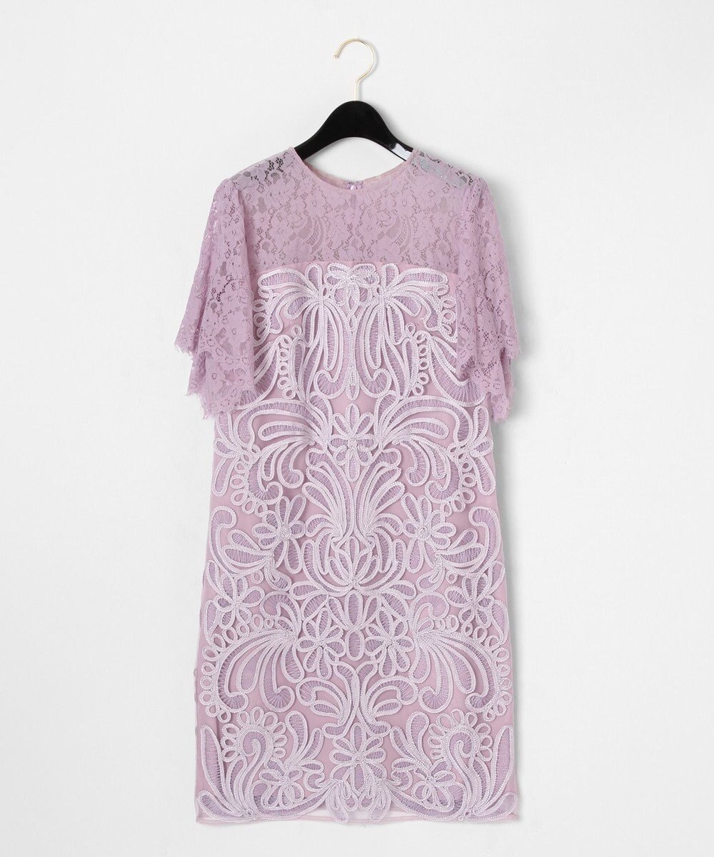 レース切替コード刺繍ワンピース Grace Continental Grace Continental グレースコンチネンタル 通販 レース切替コード刺繍ワンピース Grace Continental Grace Continental グレースコンチネンタル 通販