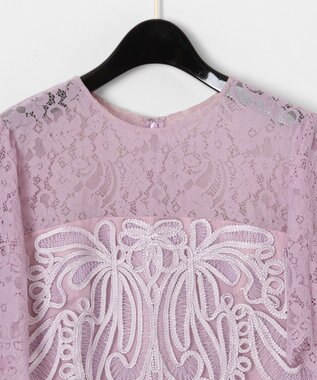 レース切替コード刺繍ワンピース / GRACE CONTINENTAL | GRACE CONTINENTAL グレースコンチネンタル 通販