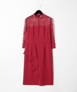 ペプラムドレープワンピース Grace Continental Grace Continental グレースコンチネンタル 通販 ペプラムドレープワンピース Grace Continental Grace Continental グレースコンチネンタル 通販