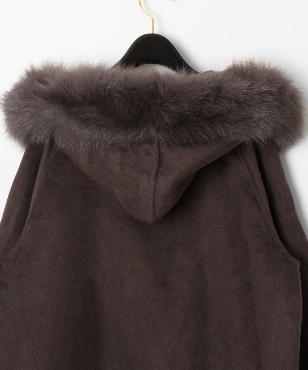 ポンチョ風トリミングコート Grace Continental Grace Continental グレースコンチネンタル 通販