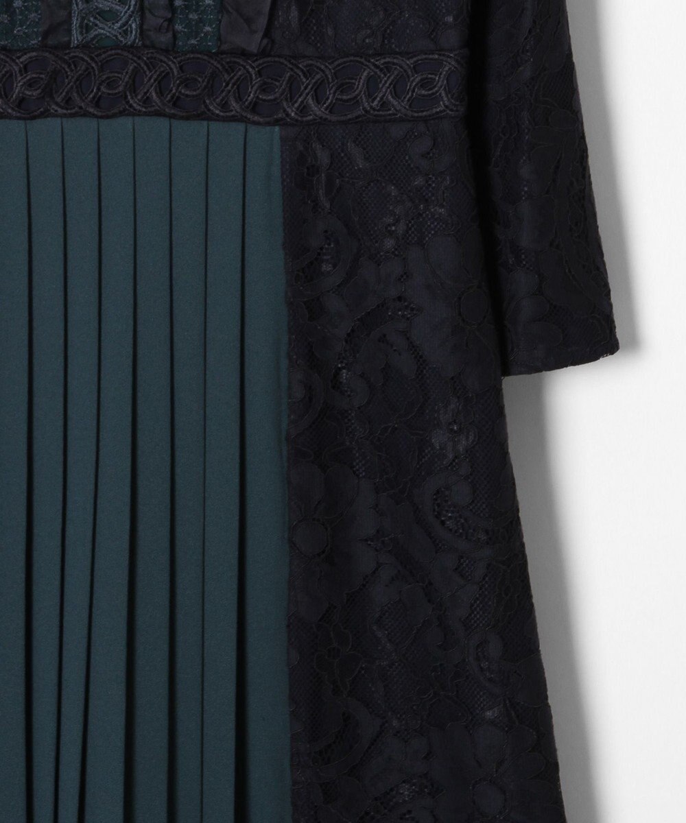 プリーツ切替レースドレス Grace Continental Grace Continental グレースコンチネンタル 通販