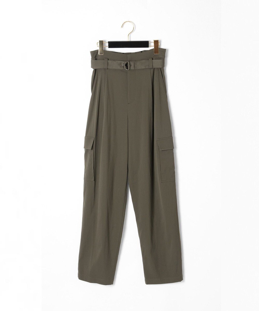 GRACE CONTINENTAL ペーパーバッグパンツ カーキ
