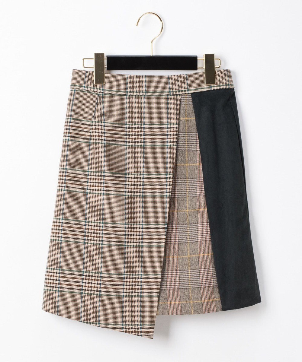 チェック切替ミニスカート Grace Continental Grace Continental グレースコンチネンタル 通販 チェック切替ミニスカート Grace Continental Grace Continental グレースコンチネンタル 通販