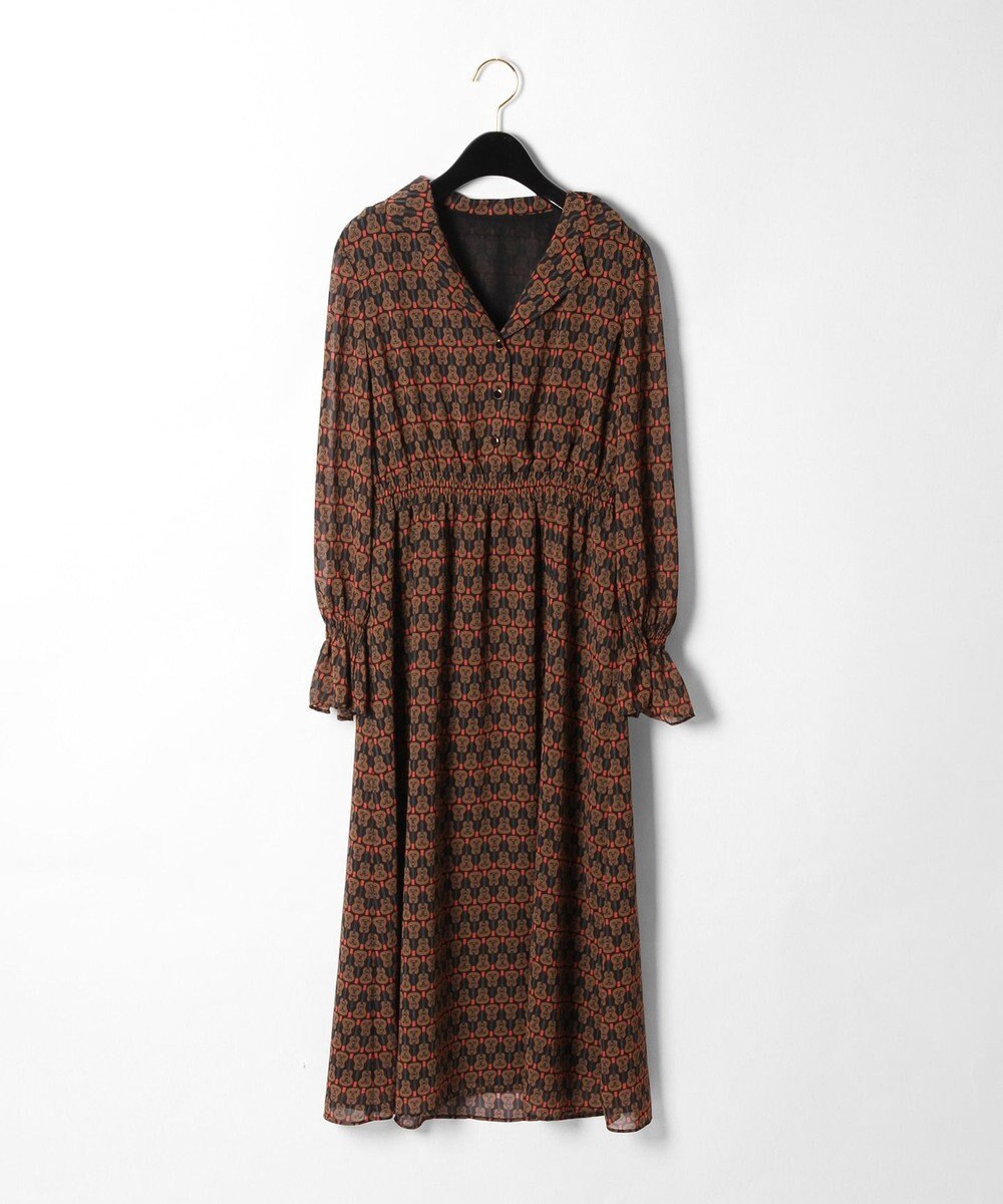 ギタープリントワンピース grace continental grace continental グレースコンチネンタル 通販