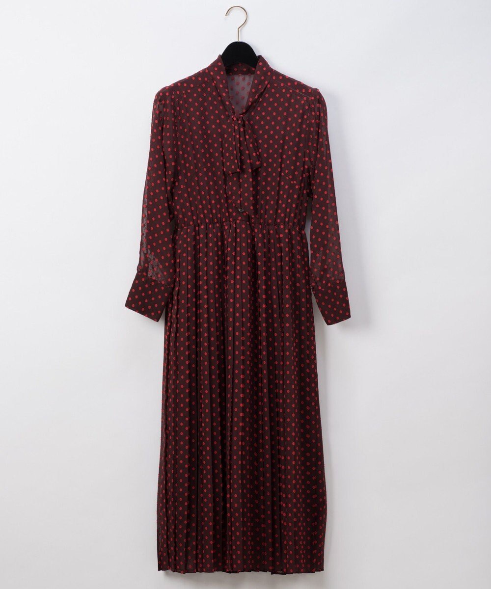 ドットジャガードボウタイワンピース Grace Continental Grace Continental グレースコンチネンタル 通販 ドットジャガードボウタイワンピース Grace Continental Grace Continental グレースコンチネンタル 通販