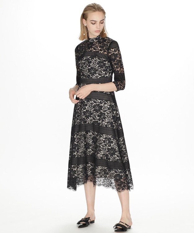 ハイネックレースワンピース Grace Continental Grace Continental グレースコンチネンタル 通販